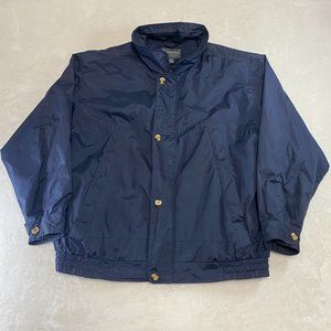 Vintage Vanderbilt For Mens Button Zip Up Jacket XL 00100